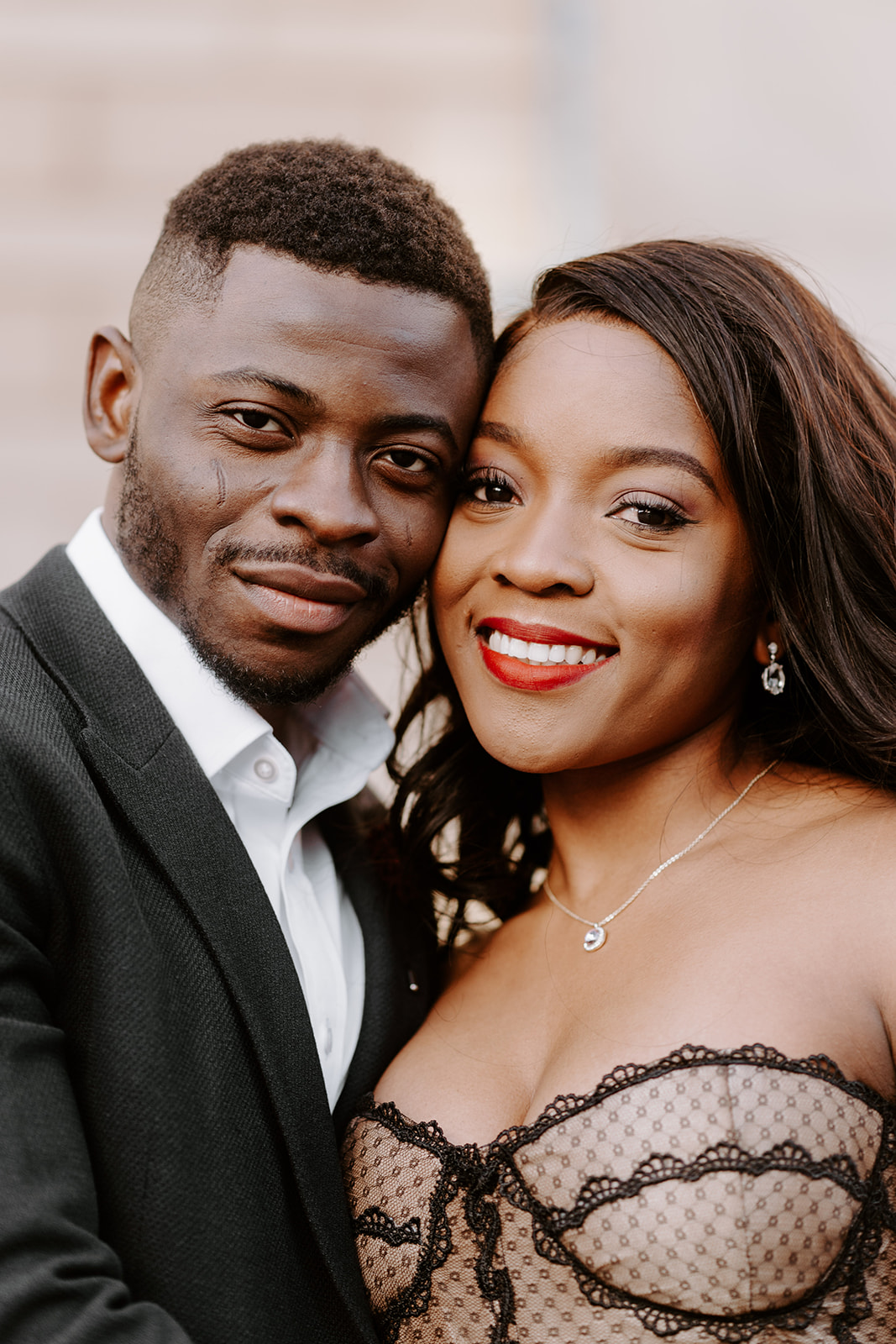 Couples Golden Hour Engagement Shoot in Sheffield City Wedding