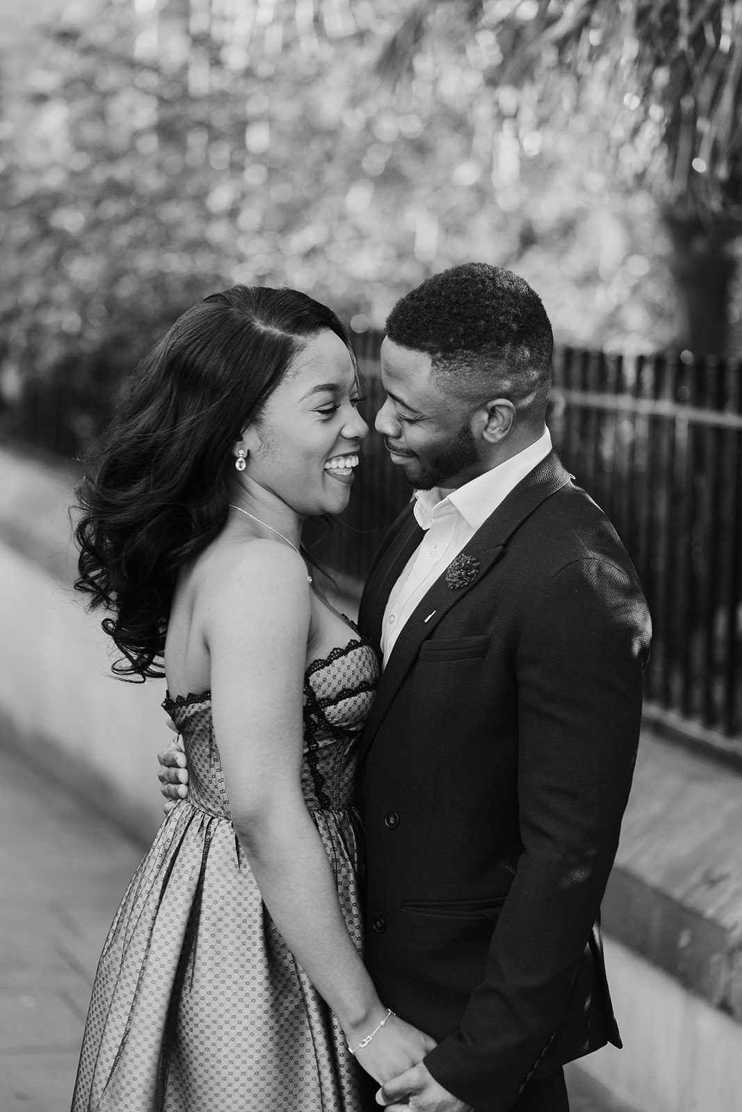 Couples Golden Hour Engagement Shoot in Sheffield City Wedding