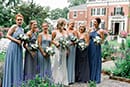 Excited Bride and Bridesmaids
